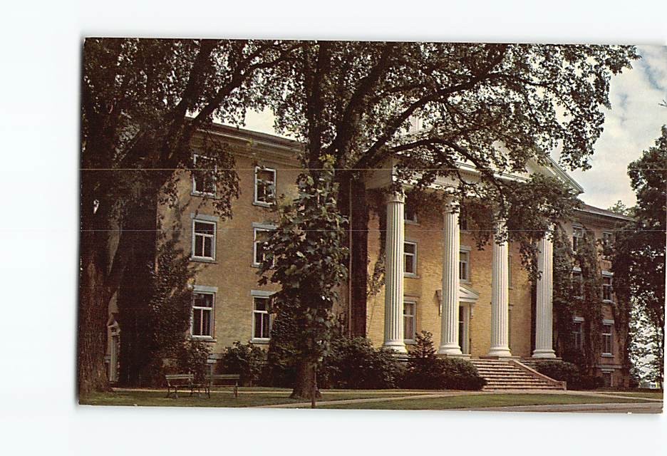 Postcard Wayland Hall Academy Beaver Dam Wisconsin WI Dormitory Larry Keegstra