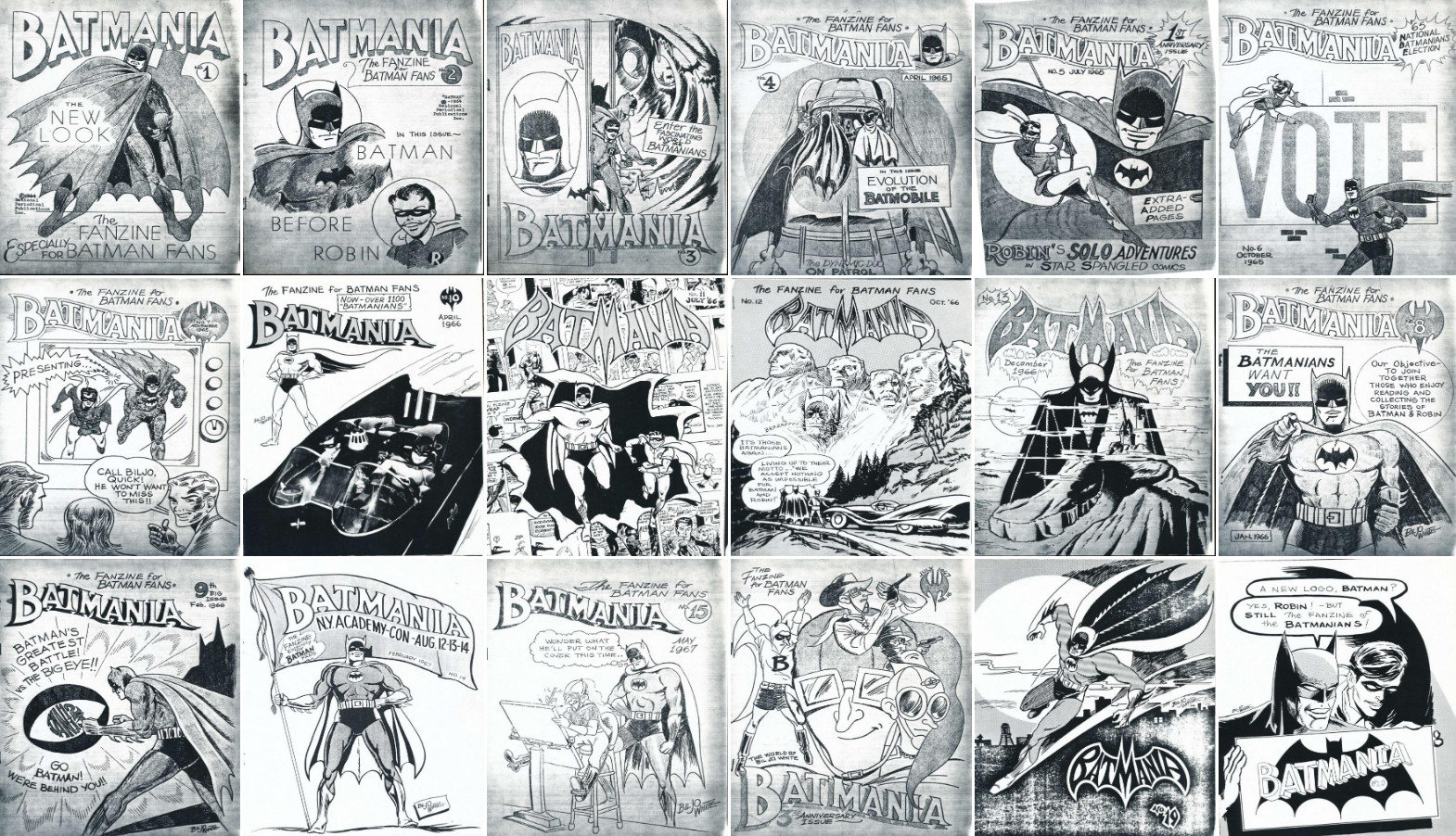1964 - 1975 Batmania Comic Book Package - 19 eBooks on CD
