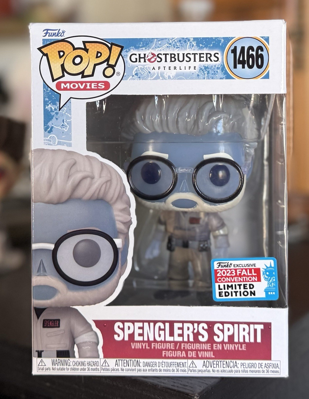 Funko Pop: SPENGLER\'S SPIRIT #1466 Ghostbusters NYCC 2023 Shared Exclusive
