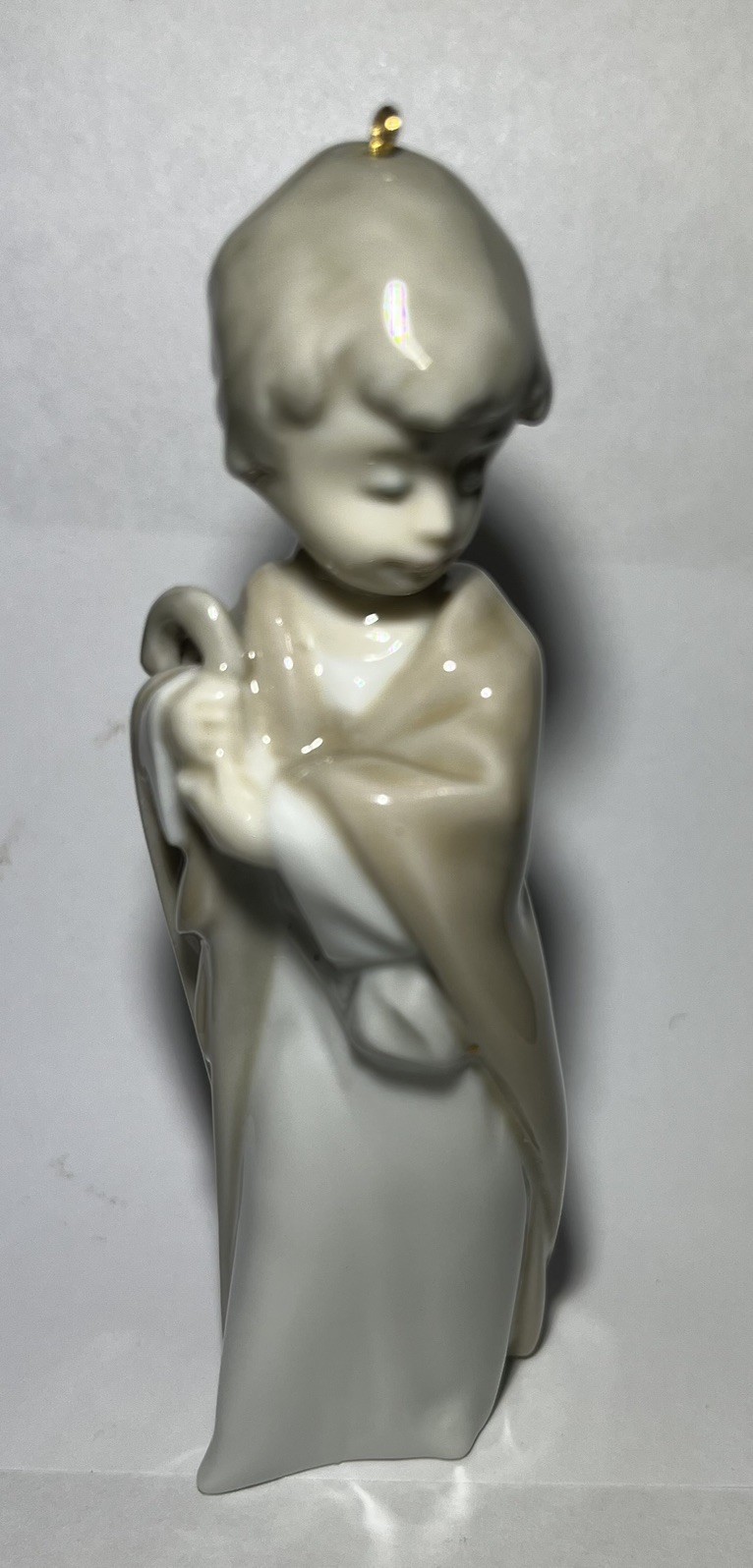 Vintage 1988 Lladro, Mini JOSEPH Sagrada Familia Porcelain Nativity Ornament, 4”