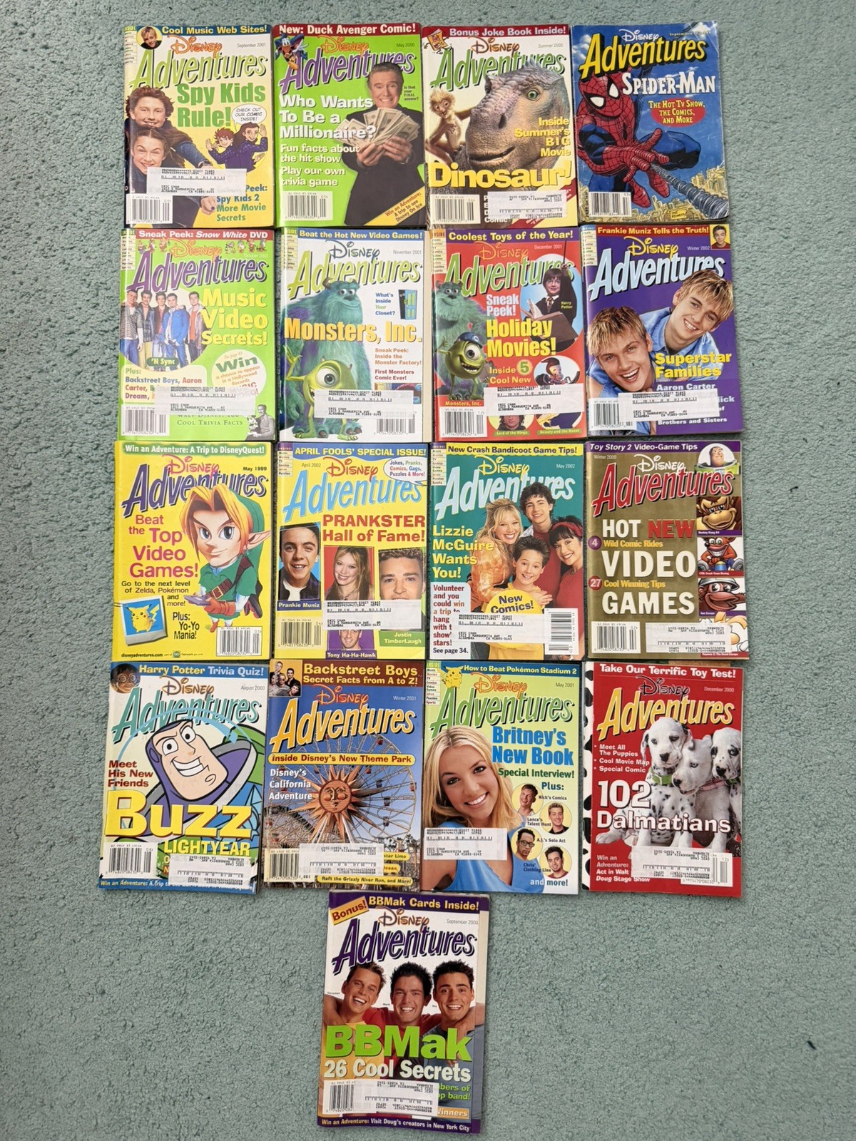 Vintage Disney Adventures Magazine Collection — Lot of 33 (1998–2002)