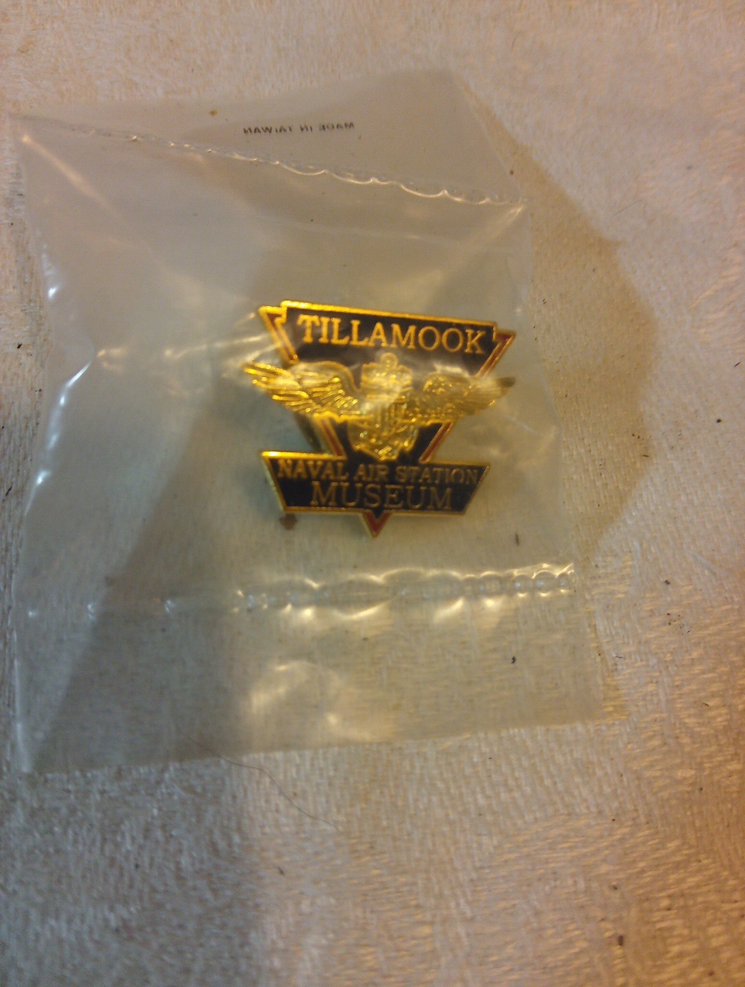 Vintage Tillamook Naval Air Station Museum Pin