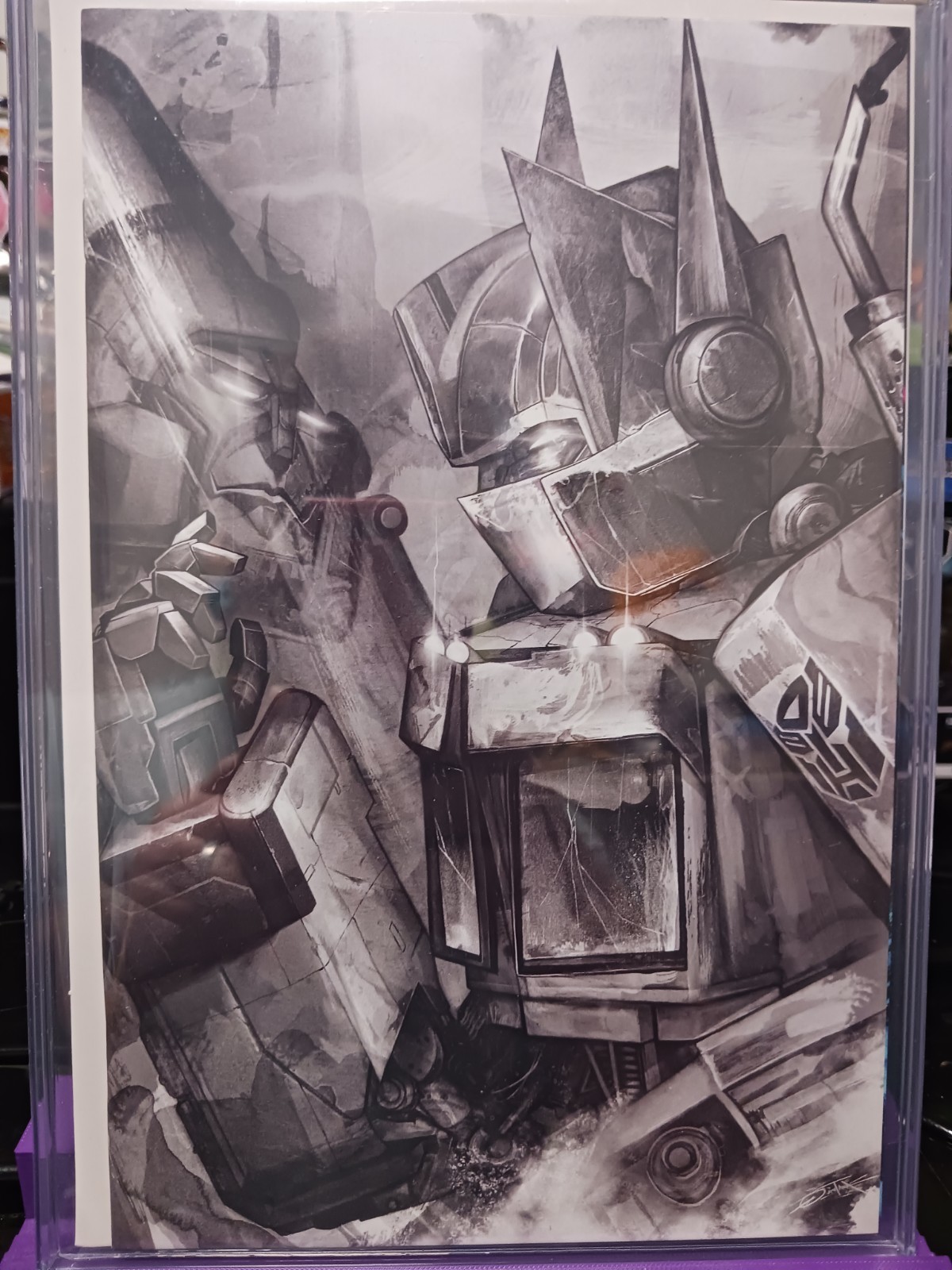 Transformers #12 Dan Quintana Topshelfcomic Thank You Variant
