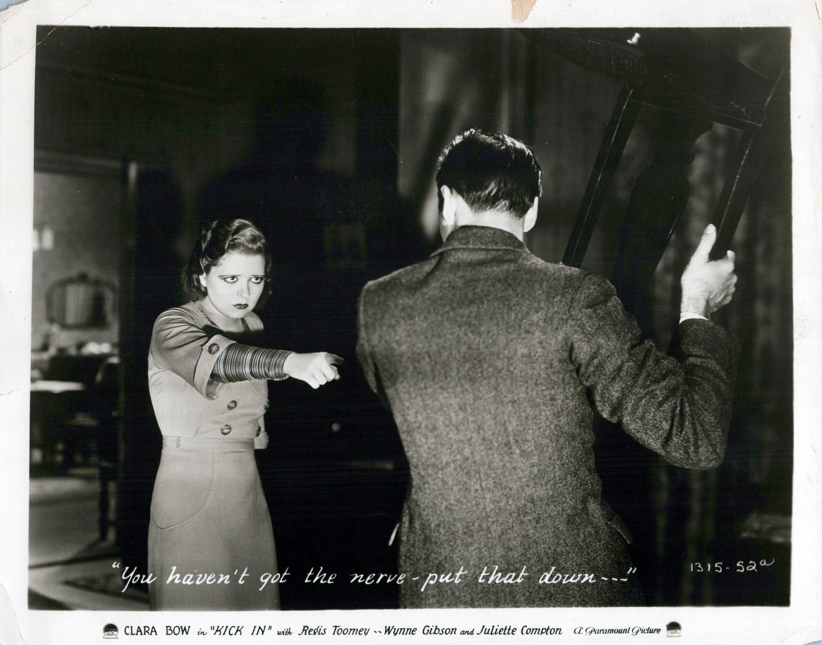 HOLLYWOOD CLARA BOW STYLISH POSE STUNNING PORTRAITL 1930s ORIGINAL PHOTO MA73