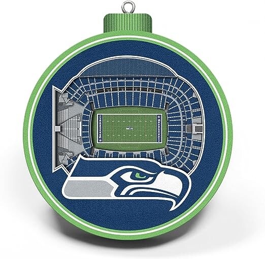 YouTheFan NFL Seattle Seahawks 3D Ornament CenturyLink Field