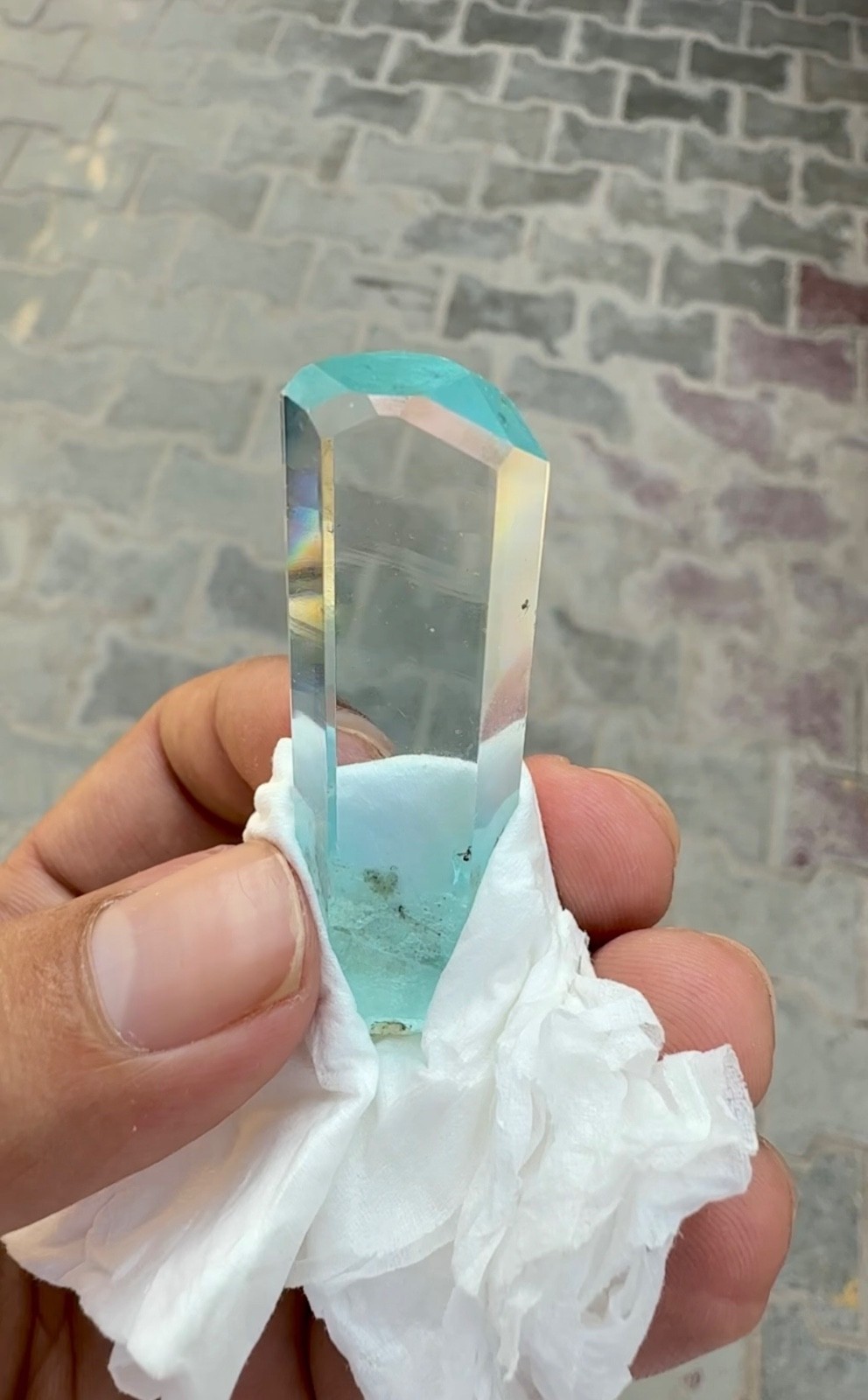 Natural Gem Aquamarine crystal from skardu, Pakistan