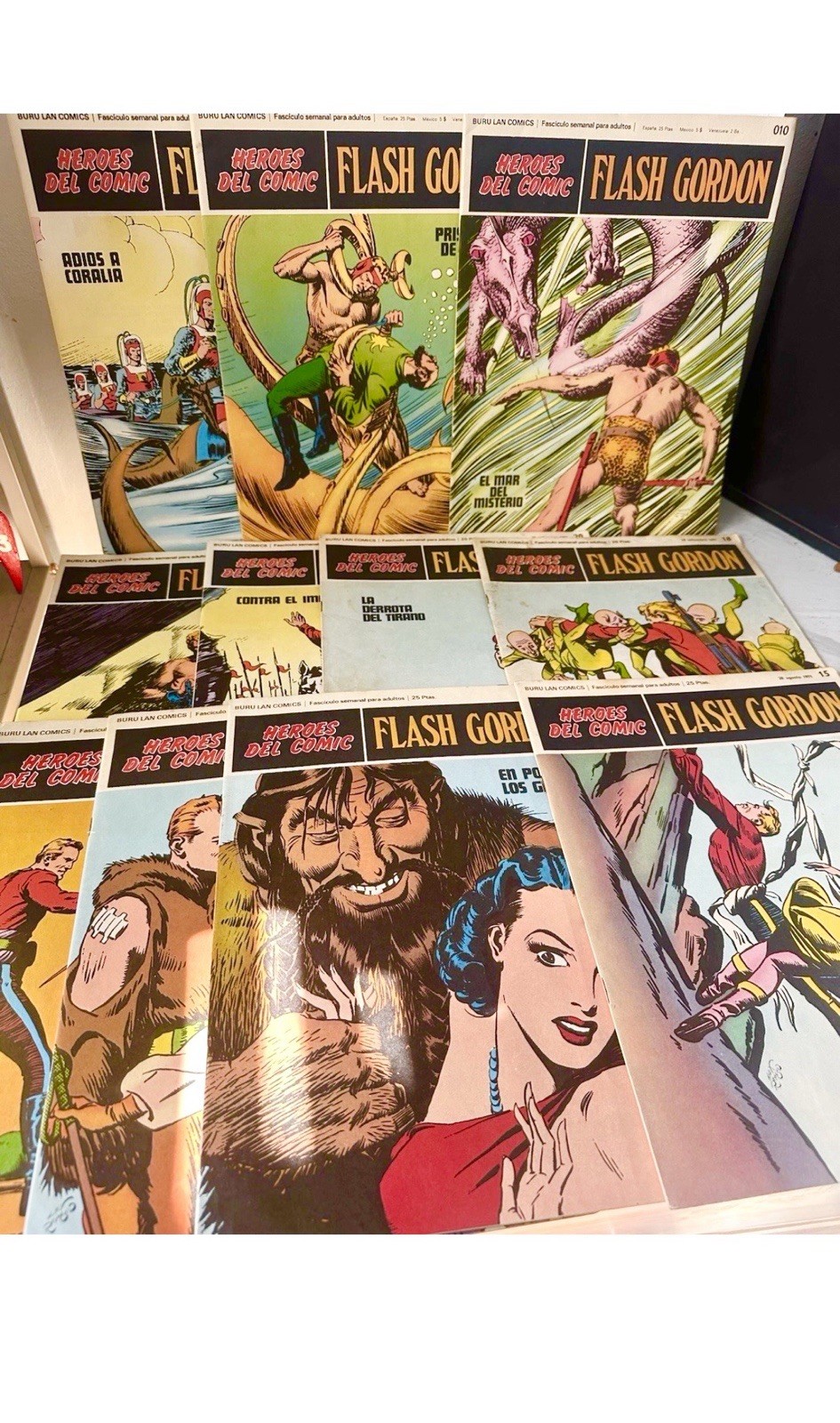 Flash Gordon 1971 Buru Lan Comics Spain Spanish Lot of 11 Vintage