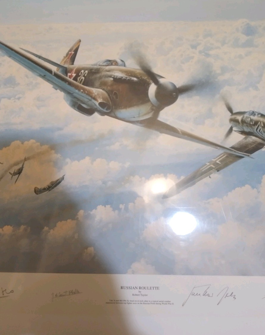 'Russian Roulette' by Robert Taylor Limited Edition,#832/1250. w/COA.  Six Sign