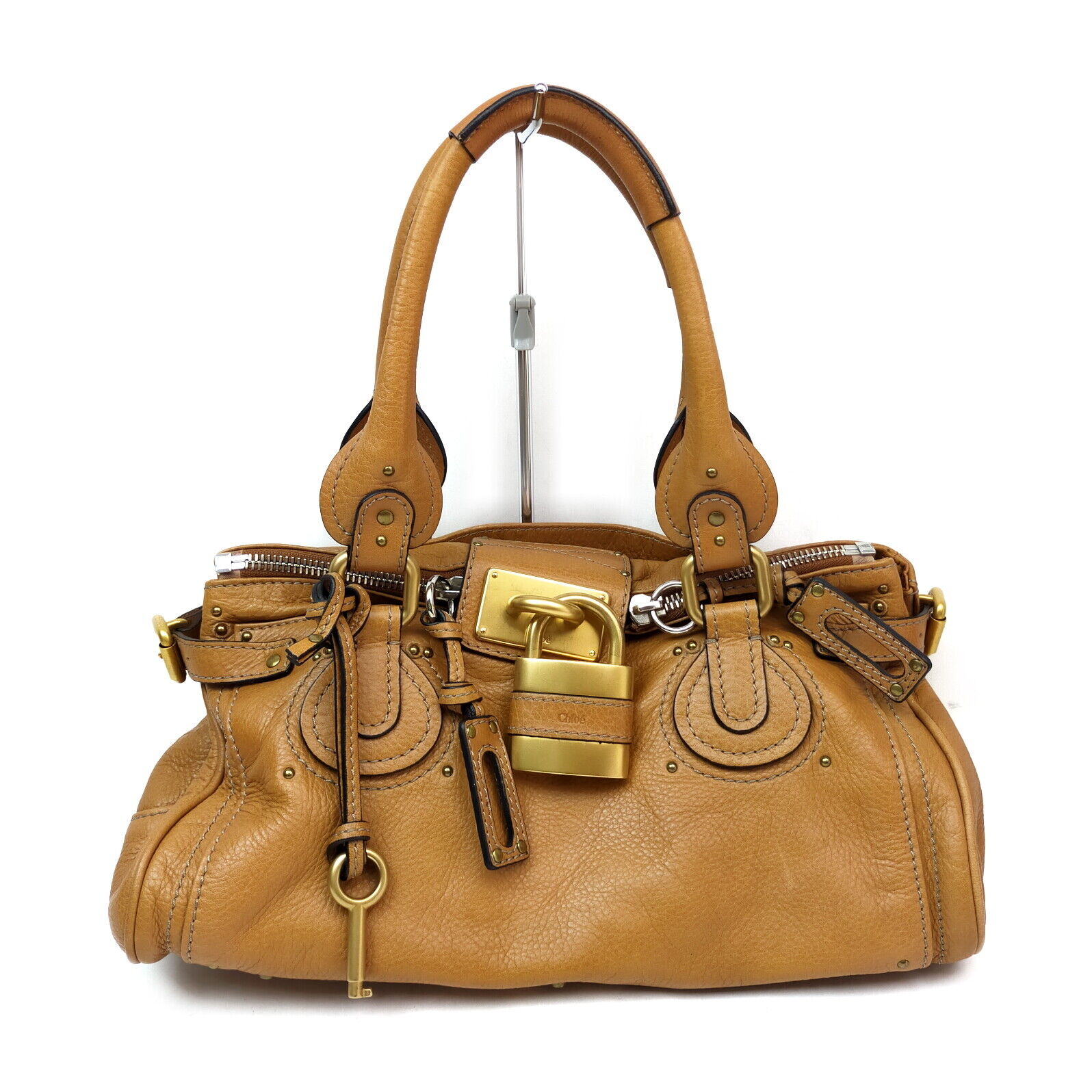 Chloe Hand Bag Paddington Beiges Leather 1419184