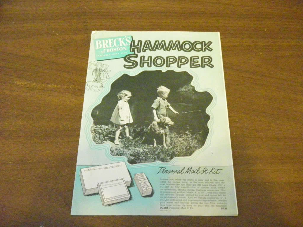 1940s 1950s Hammock Shopper Vintage Catalog Brecks Boston Antique As Seen On TV