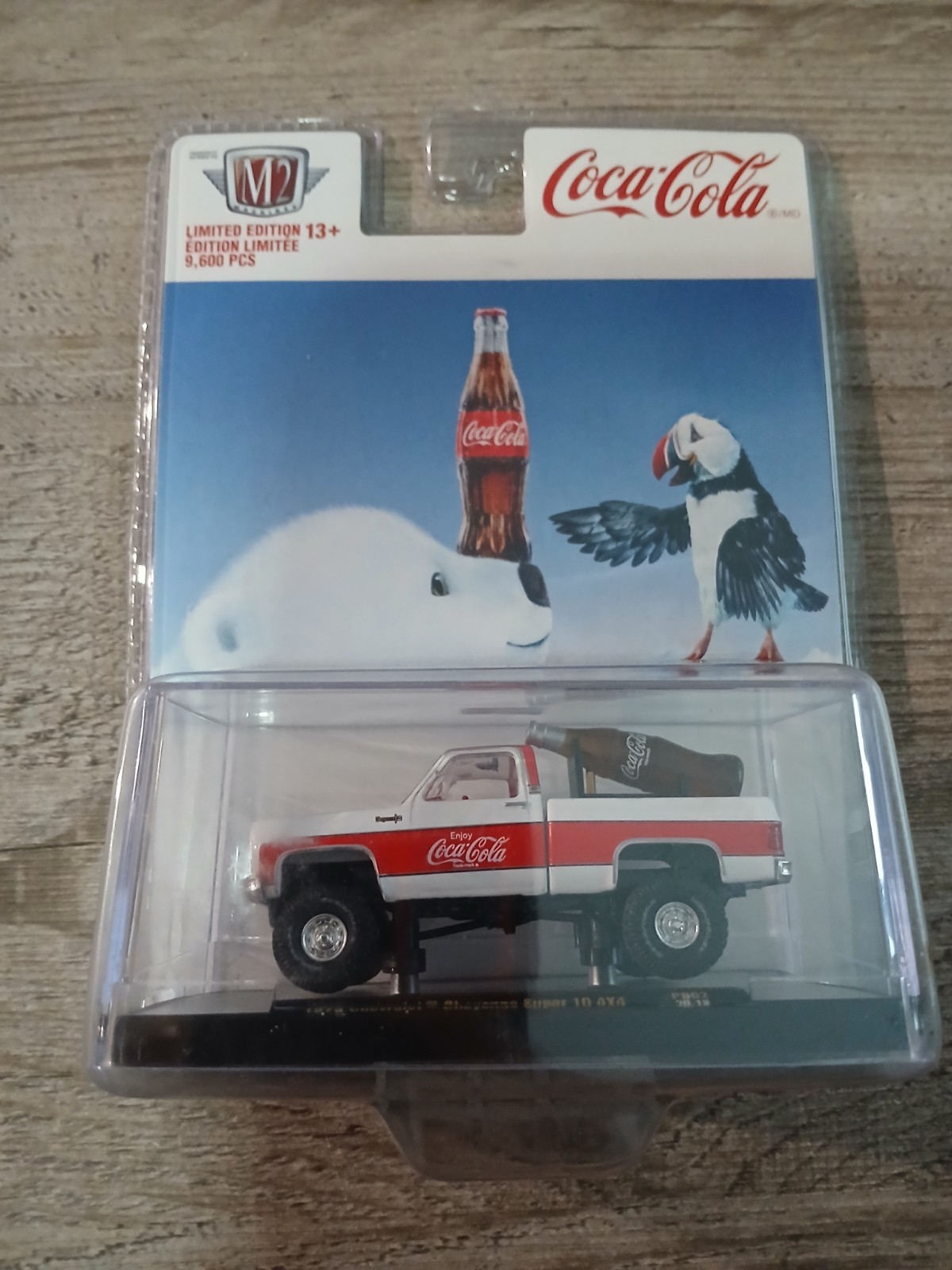 Coca-Cola M2 Machines Limited Edition Diecast Truck Red/White Polar Bear Bottle