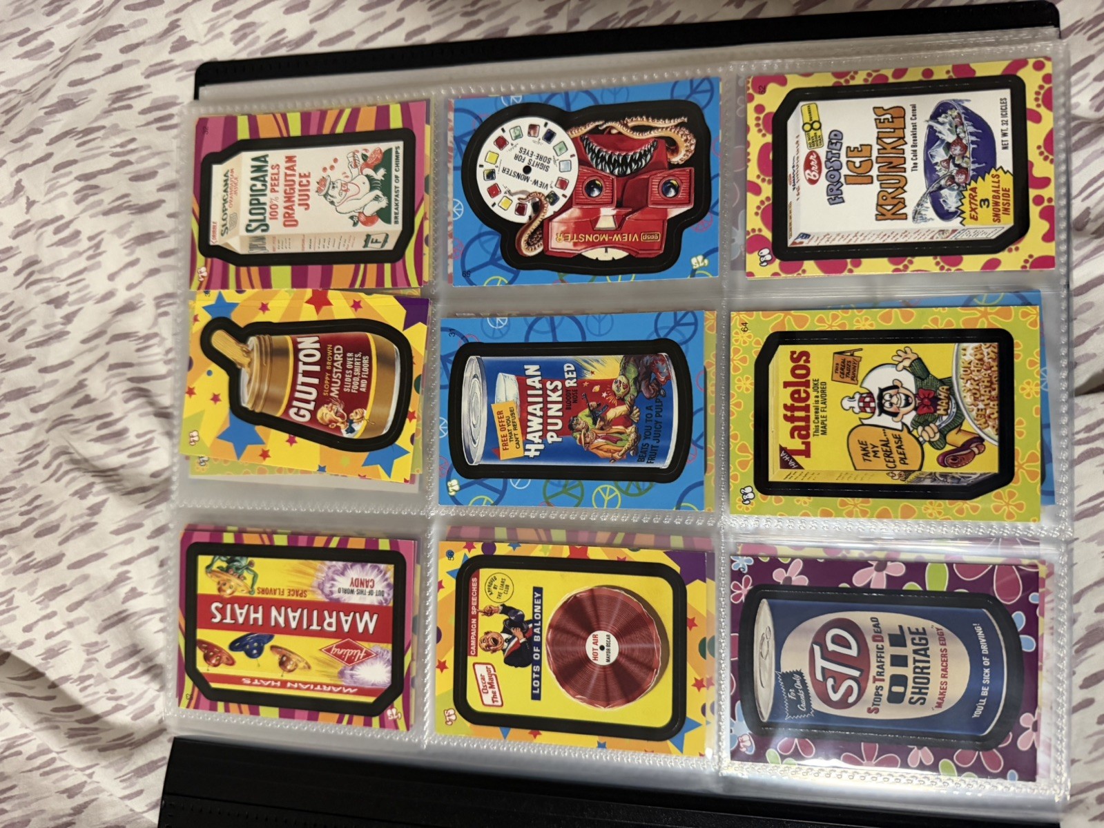 2008 Topps Wacky 72 Card set 