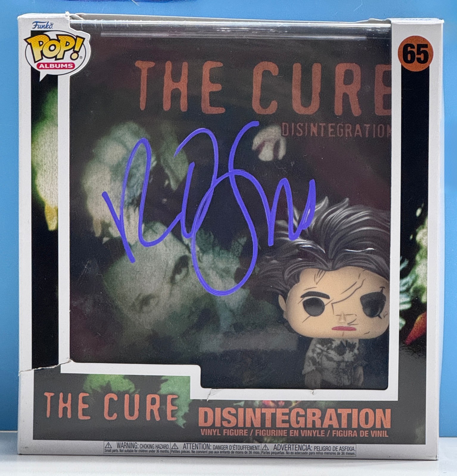 Funko Pop THE CURE - DISINTEGRATION Album #65 SIGNED COA AUTHENTICATED