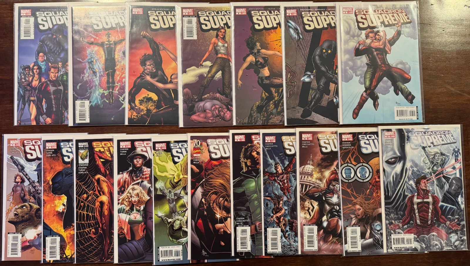 SQUADRON SUPREME VOL2 & VOL3 COMPLETE SERIES (18 issues)