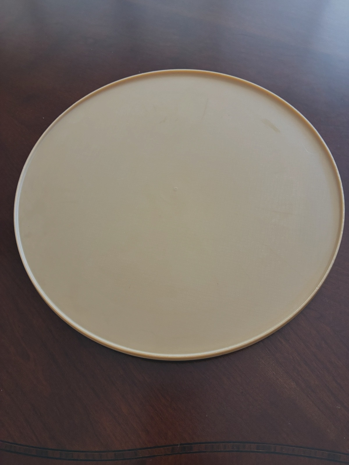 Vintage 1970\'s Rubbermaid Harvest Gold Kitchen Turntable/Lazy Susan JB12709