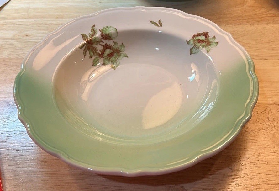 Vintage Syracuse China Union Pacific Railroad DESERT ROSE Soup Bowl 1960’s EX