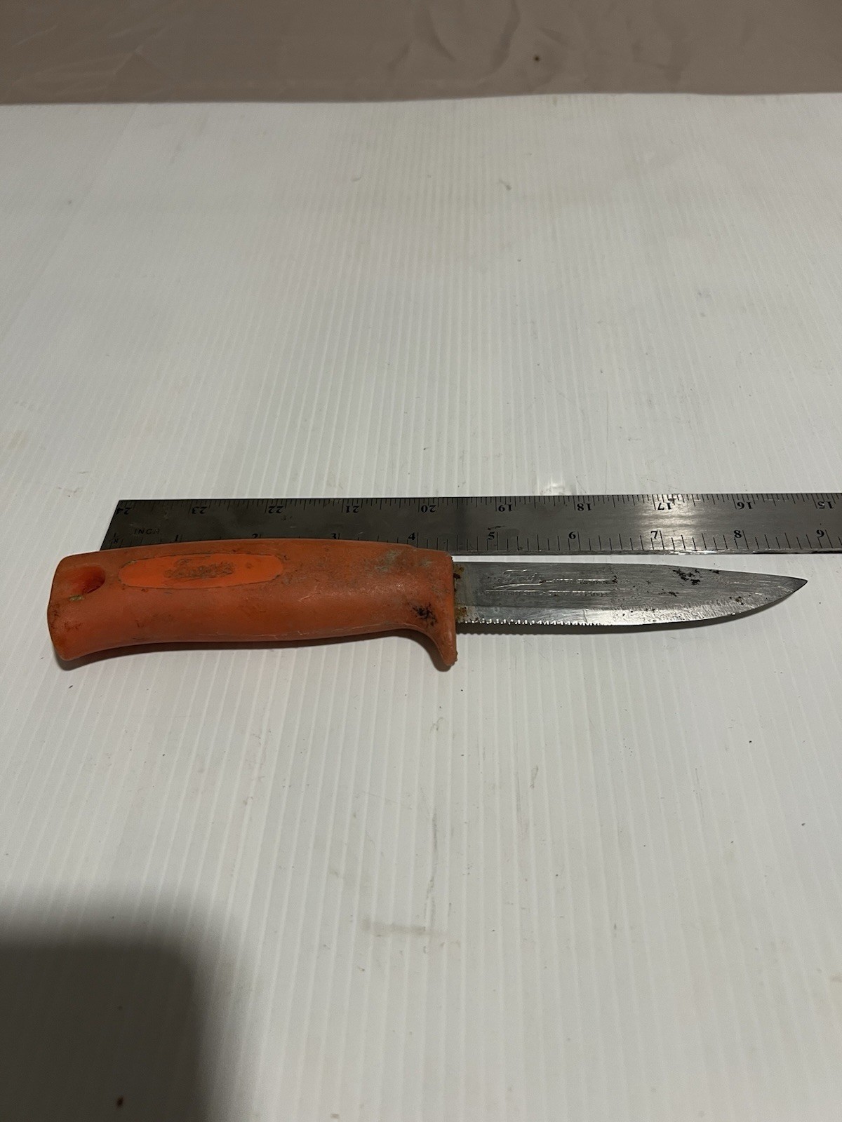 frosts mora knife sweden Orange Resin Handle