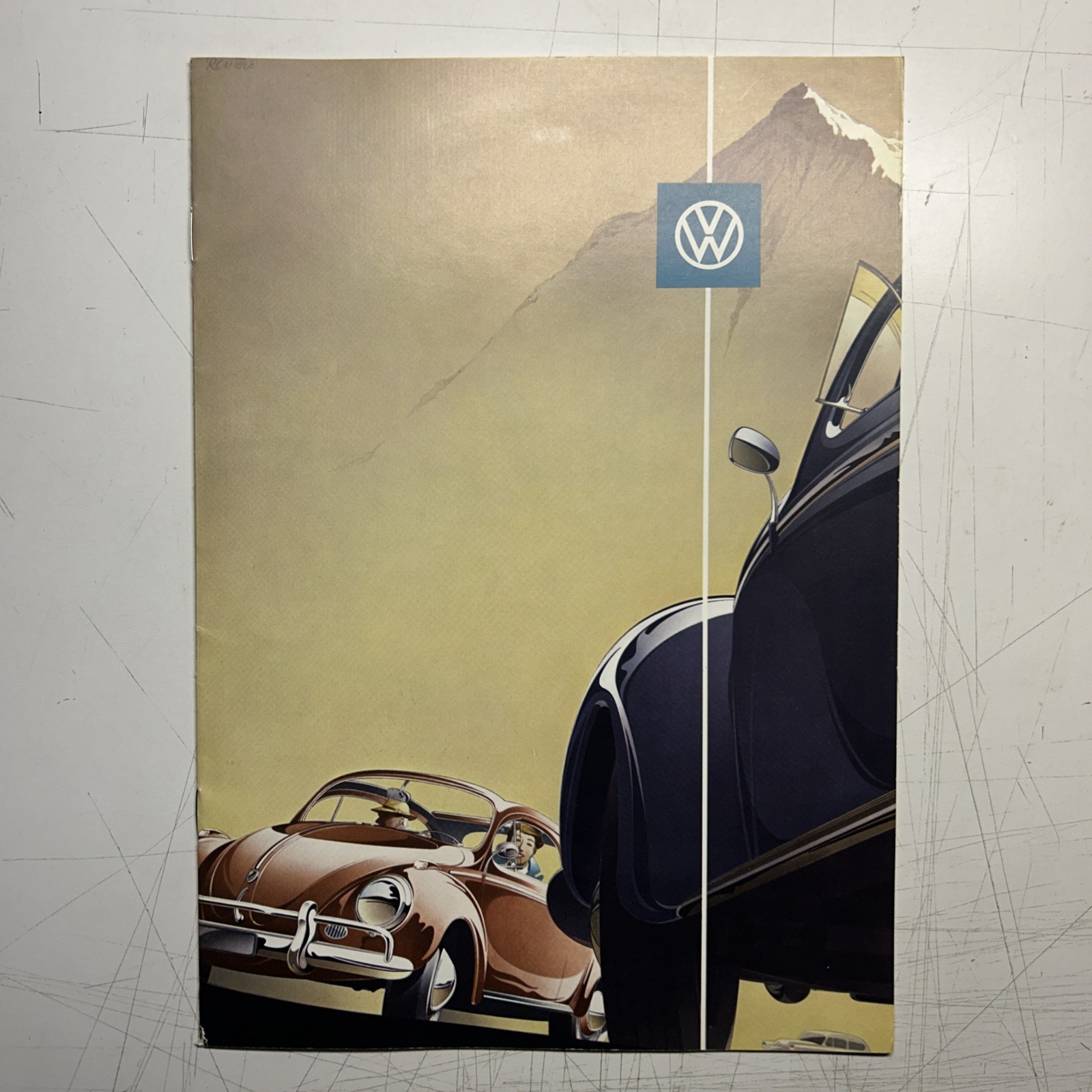 Original 1958 1959 Volkswagen Sedan 1200 Beetle Bug Sales Brochure