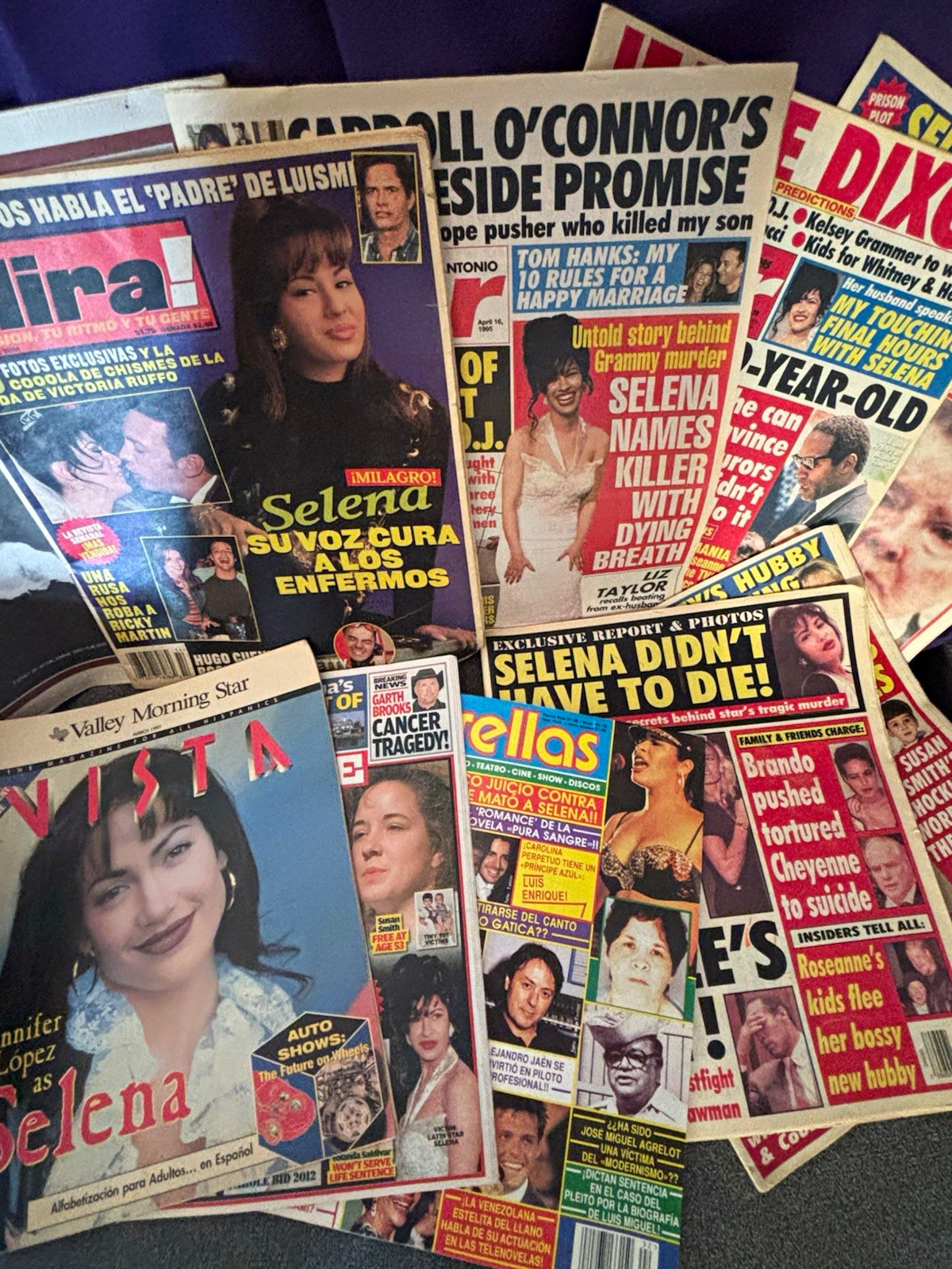 Selena Quintanilla Magazine Lot 10 Vintage 1995-2025 Star Globe Enquirer RARE
