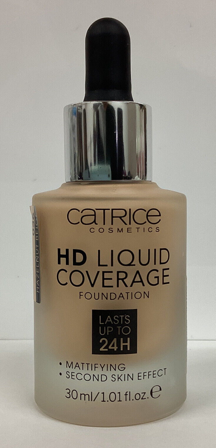 Catrice HD Liquid Coverage Foundation #036 Hazelnut Beige 1.01oz As Pictured 