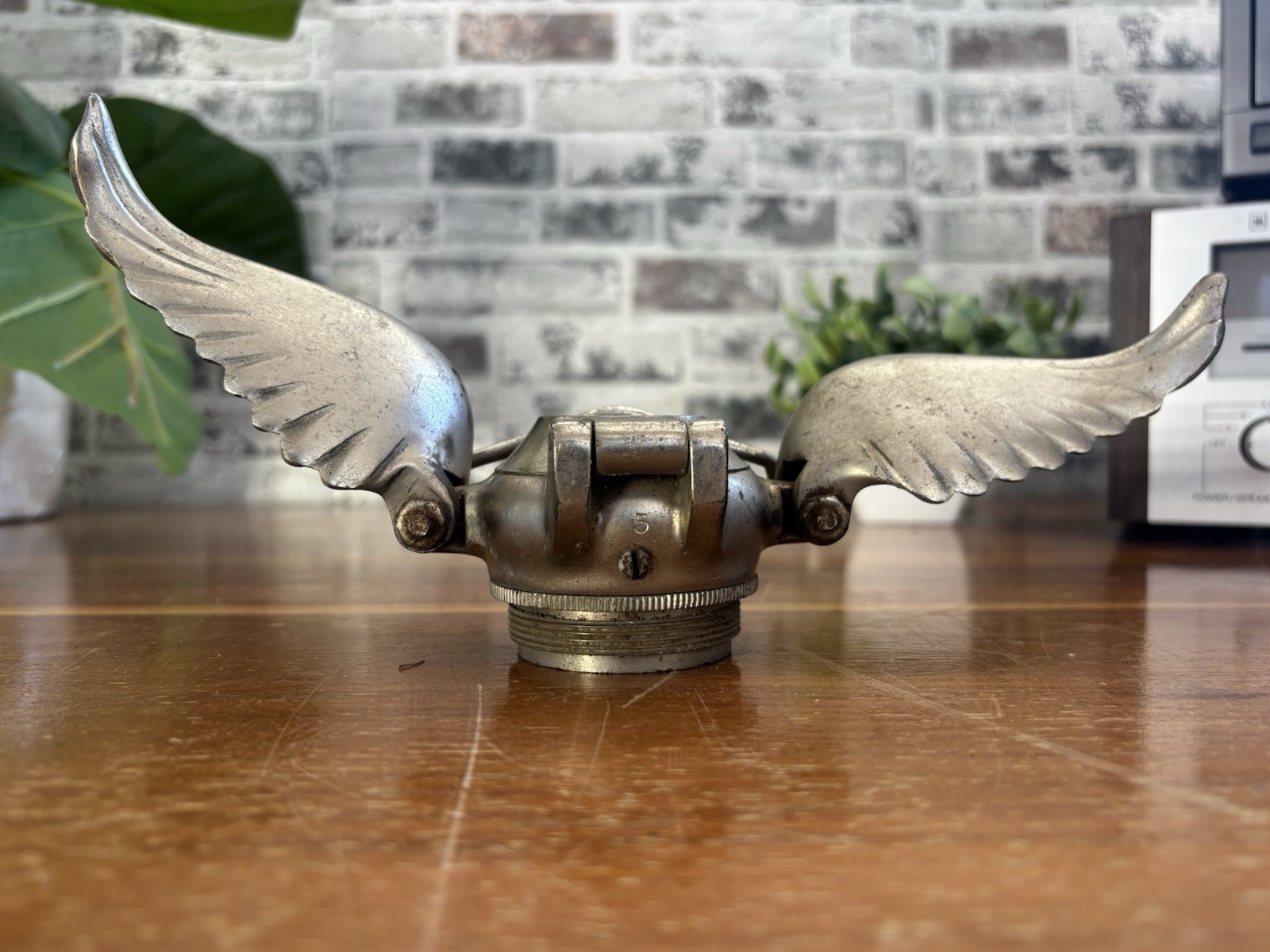 Vintage Winged Radiator Cap⭐️Flip Top Adjustable Wings⭐️Antique Hot Rod Rat Rod