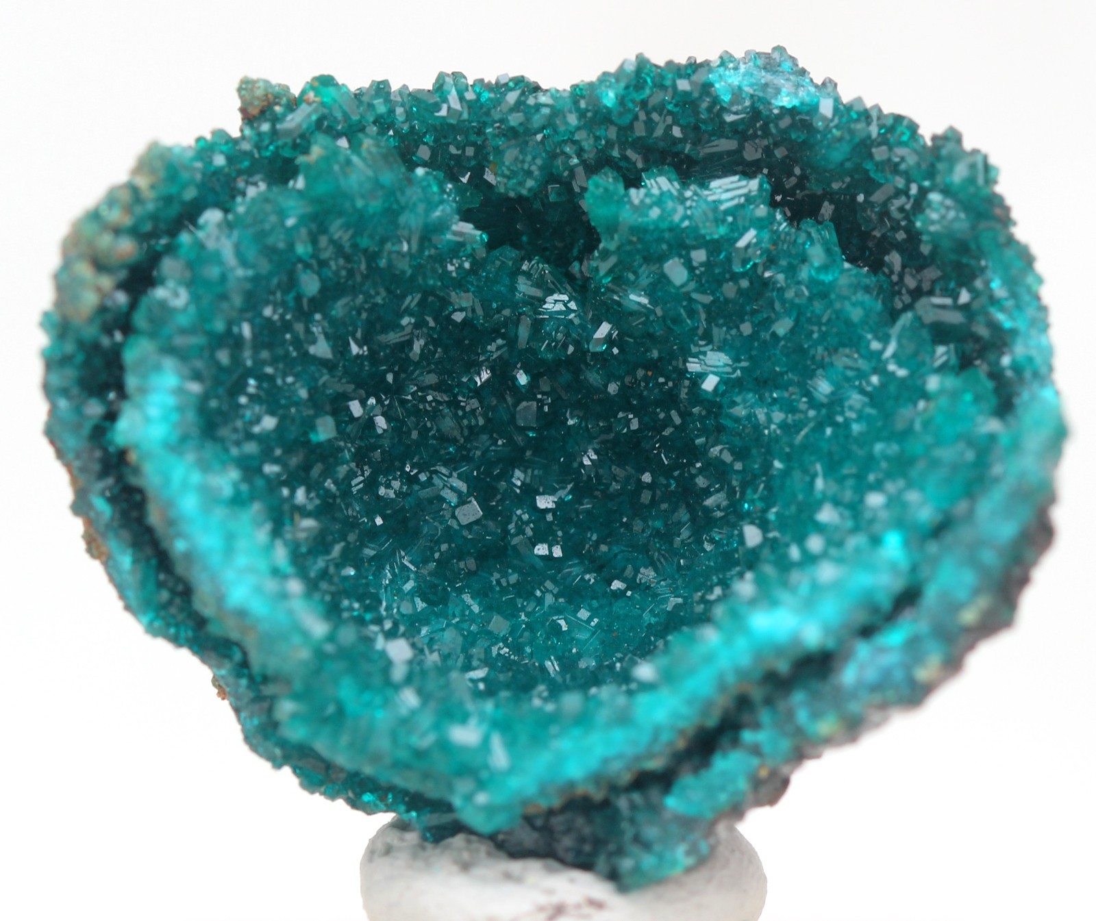 DIOPTASE Crystal Mineral Specimen DRUZY Cluster Natural Green CONGO AFRICA