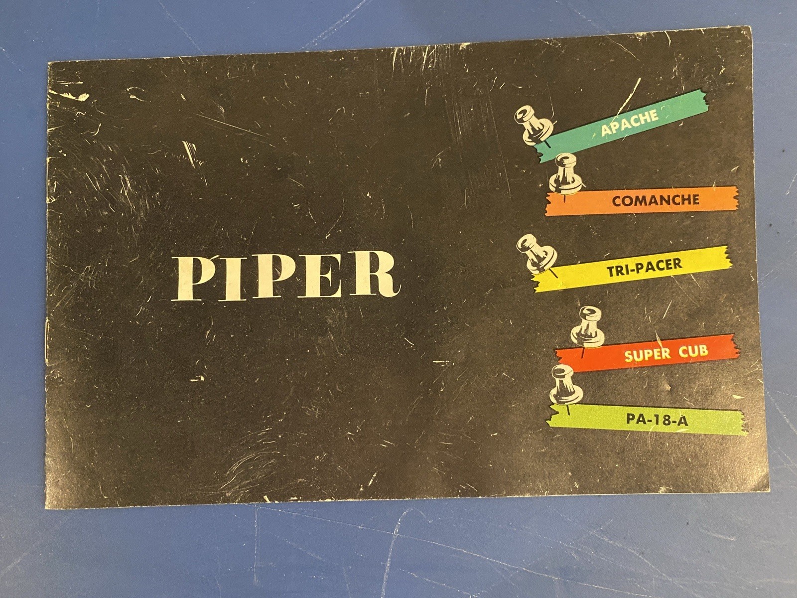 Original c. 1950s Piper Aircraft Brochure 6 pgs VG condition 8.5 X 5.5