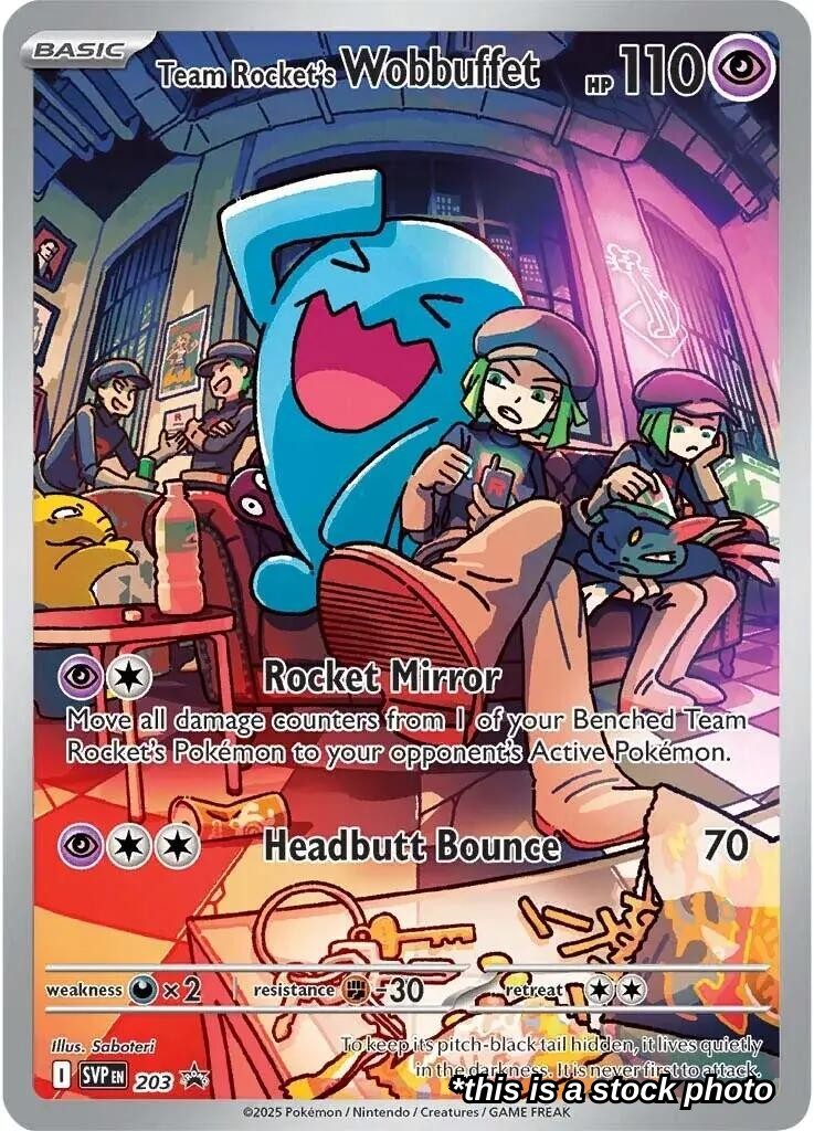 Team Rocket\'s Wobbuffet | SV: Scarlet & Violet Promo Cards (SVP) | ⭑Holo⭑ | NM