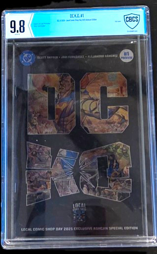 DC DC K.O. #1 Local Comic Shop Day 2025 Ashcan Special Edition Graded CBCS 9.8