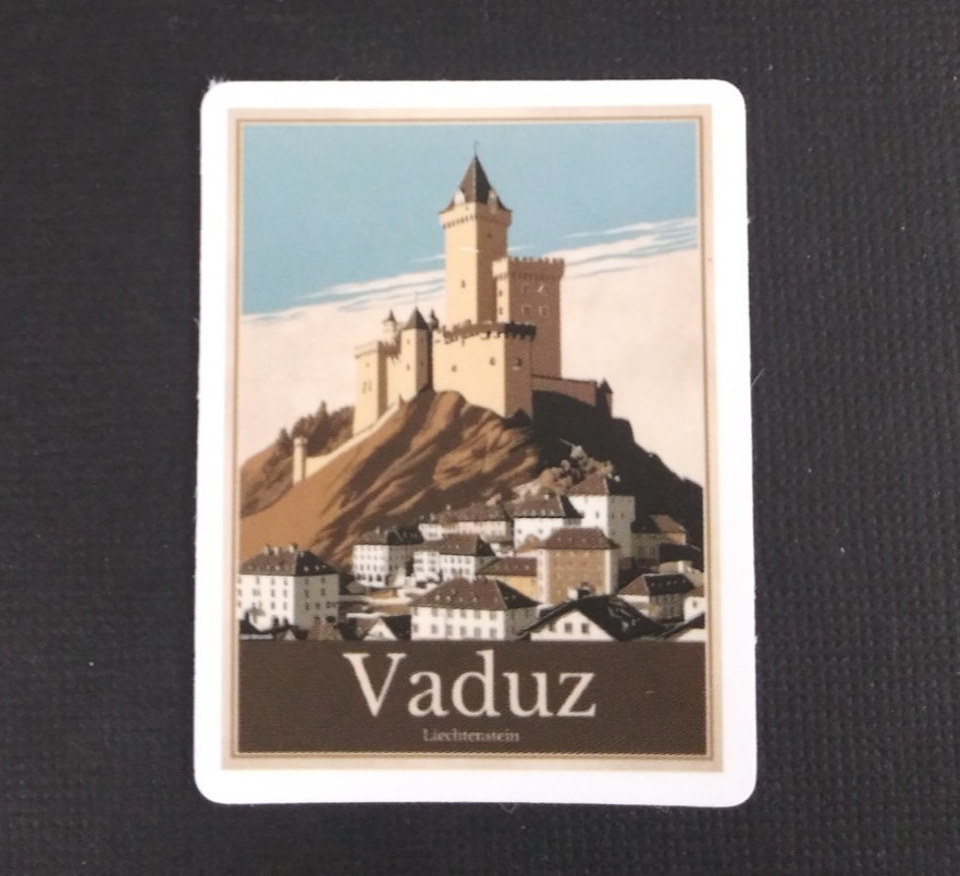 Vaduz Liechtenstein Attractions Sticker 2.18