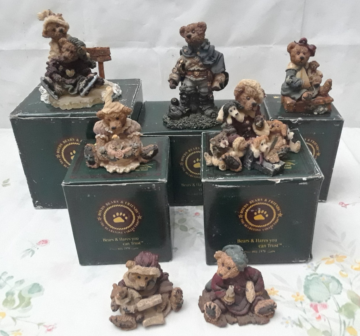 VGT 1993 Boyd\'s Bears and Friends Lot of 7 - 5 with Boxes
