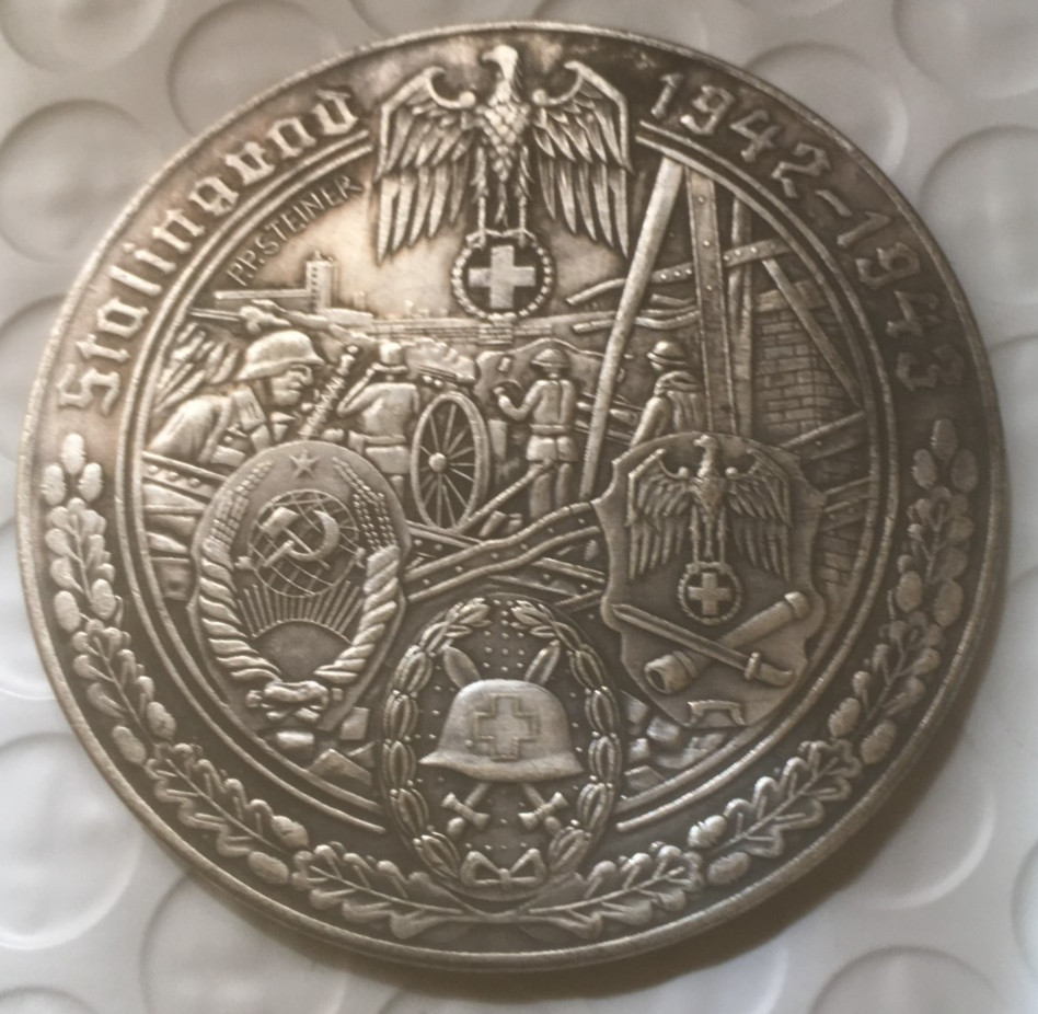 German coin token restrike 50mm rare 1939-1945 #11 German coin token restrike 50mm rare 1939-1945 #11