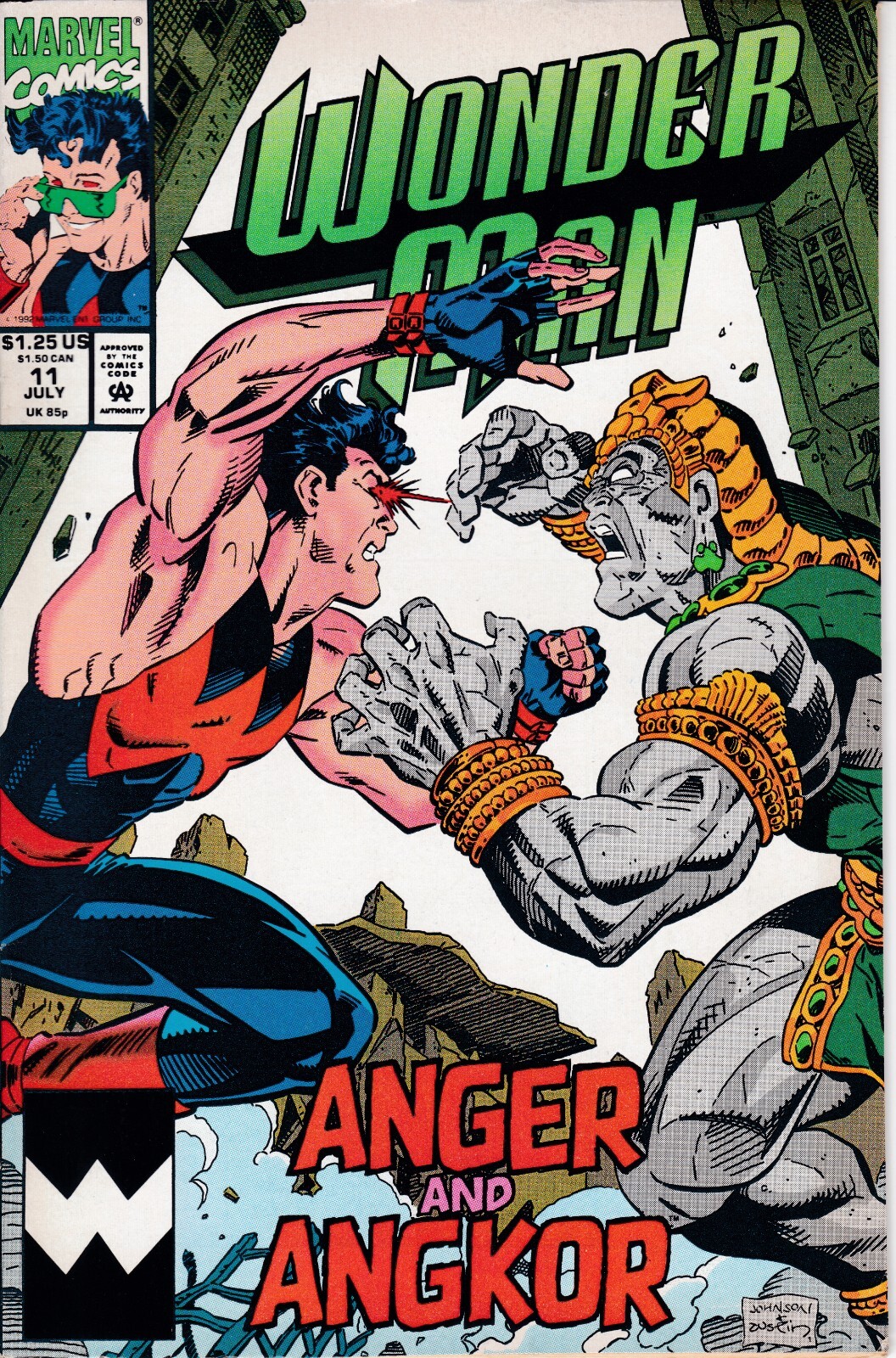 Wonder Man (1991 1st Series) #11 Published Jul 1992 by Marvel.