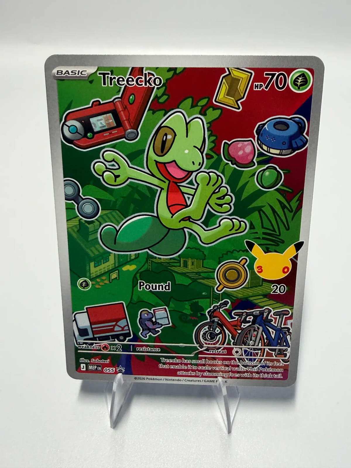 2026 Pokemon MEP #055 Treecko Holo Promo