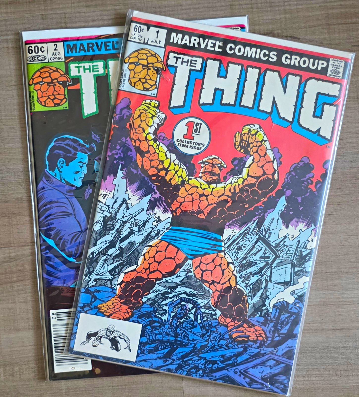 Marvel Comics The Thing #1-2 Newsstand Variant Comic Book Lot (2) Bronze Age