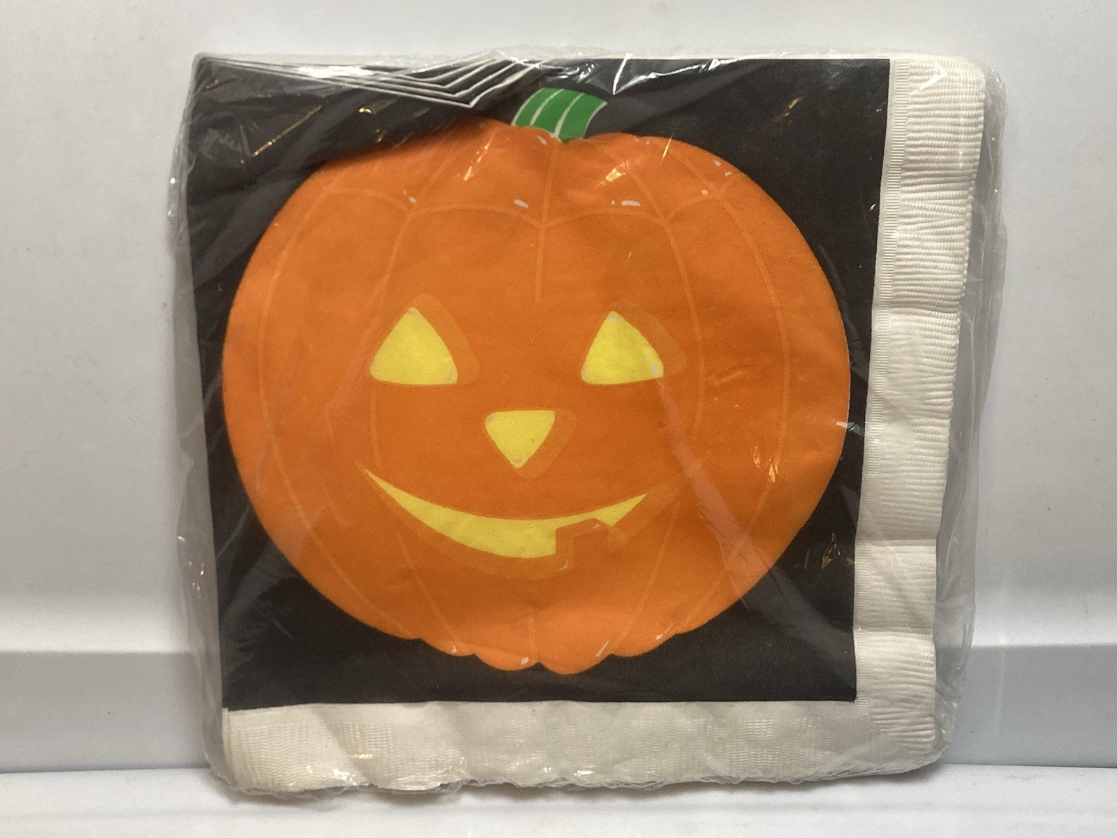 Vintage 1979 Gibson Greetings Halloween Napkins 16-Pack - Pumpkins - SEALED