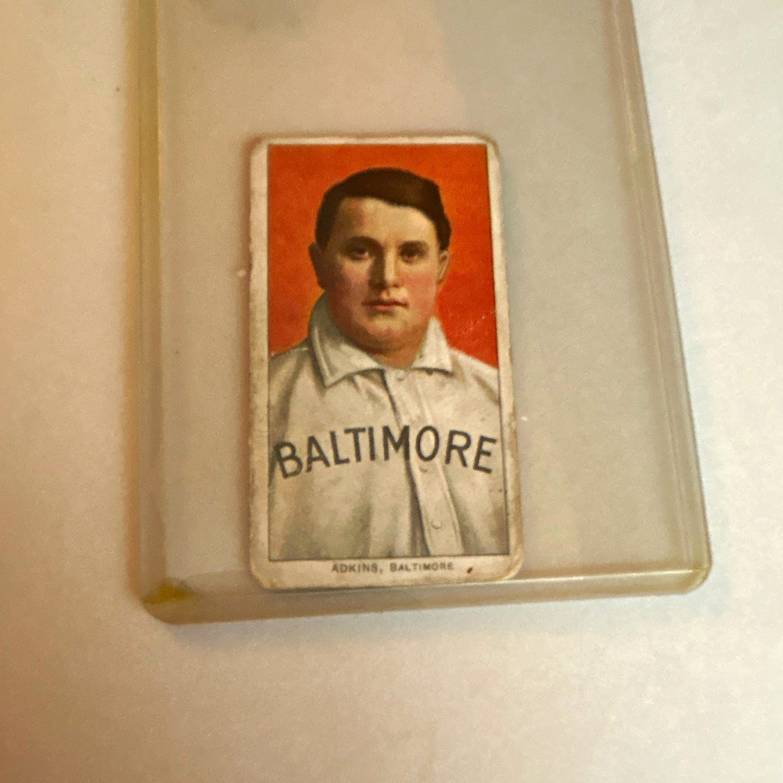 1909-11 T206 Piedmont 350 Doc Adkins Baltimore Orioles Minor League - PR/FR