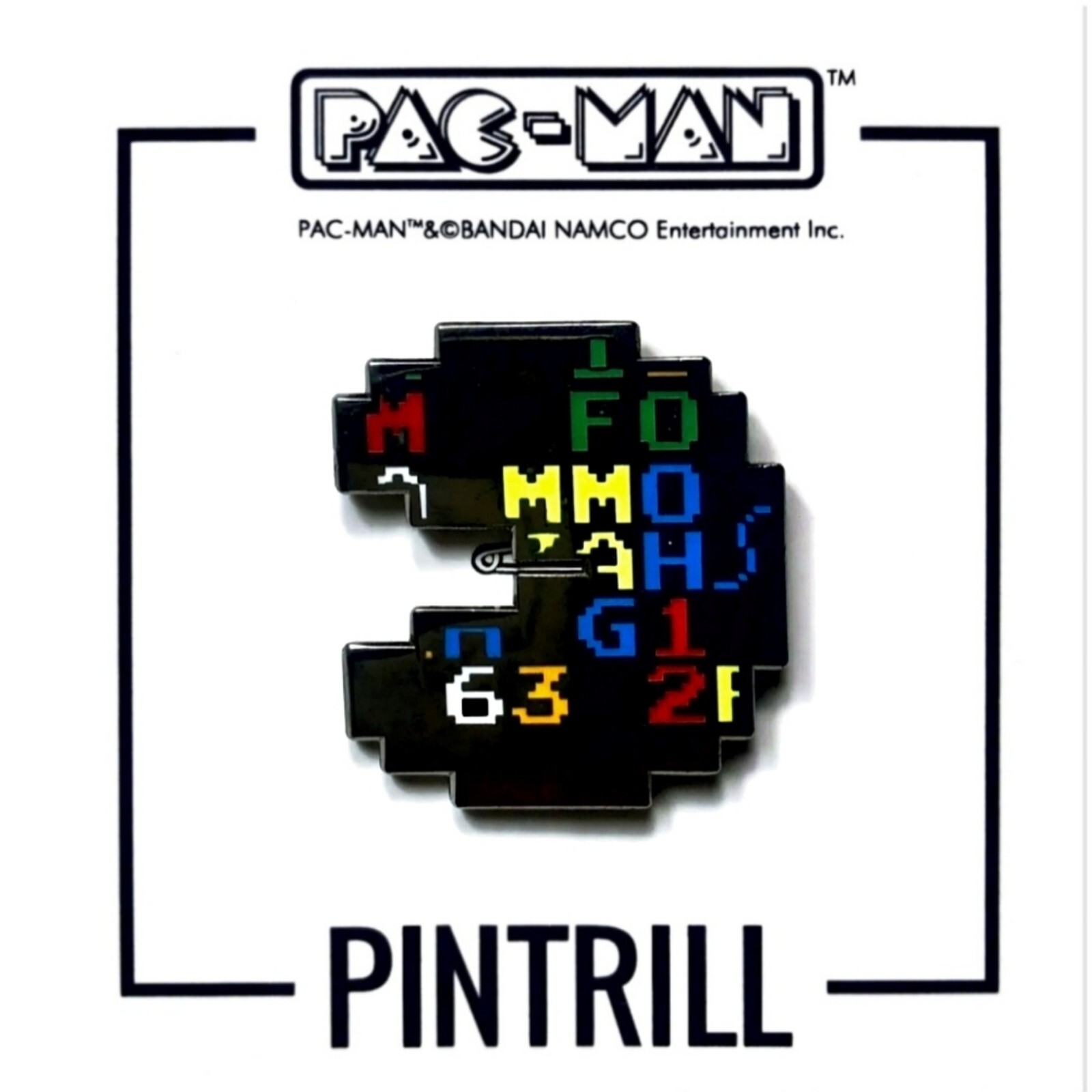 ⚡RARE⚡ PINTRILL x BANDAI NAMCO Pac-Man Pin *BRAND NEW* LIMITED EDITION. 🕹