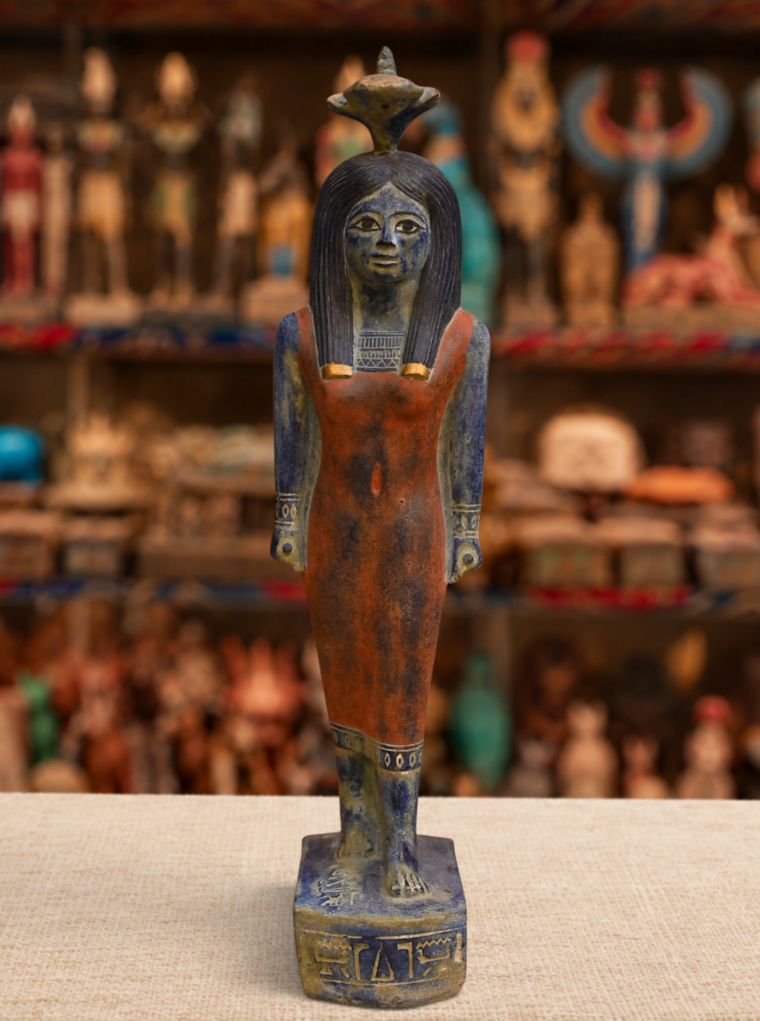 Large Ancient Egyptian Goddess Serket Statue Made in Egypt