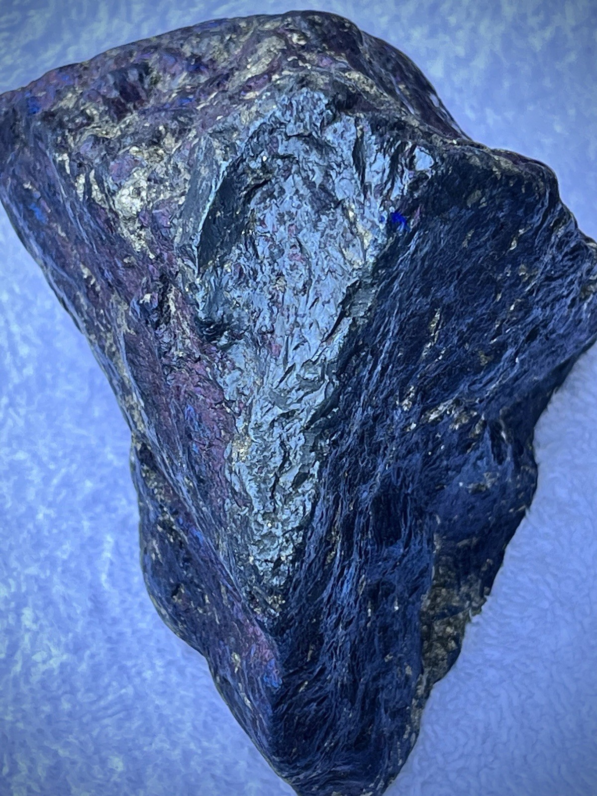 Rare Covellite Mineral Rock Specimen Rough 1234g free standing 