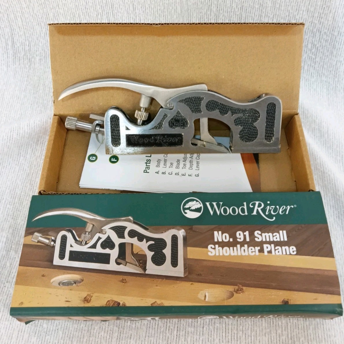 WoodRiver No. 91 Small Shoulder Hand Plane - ½\