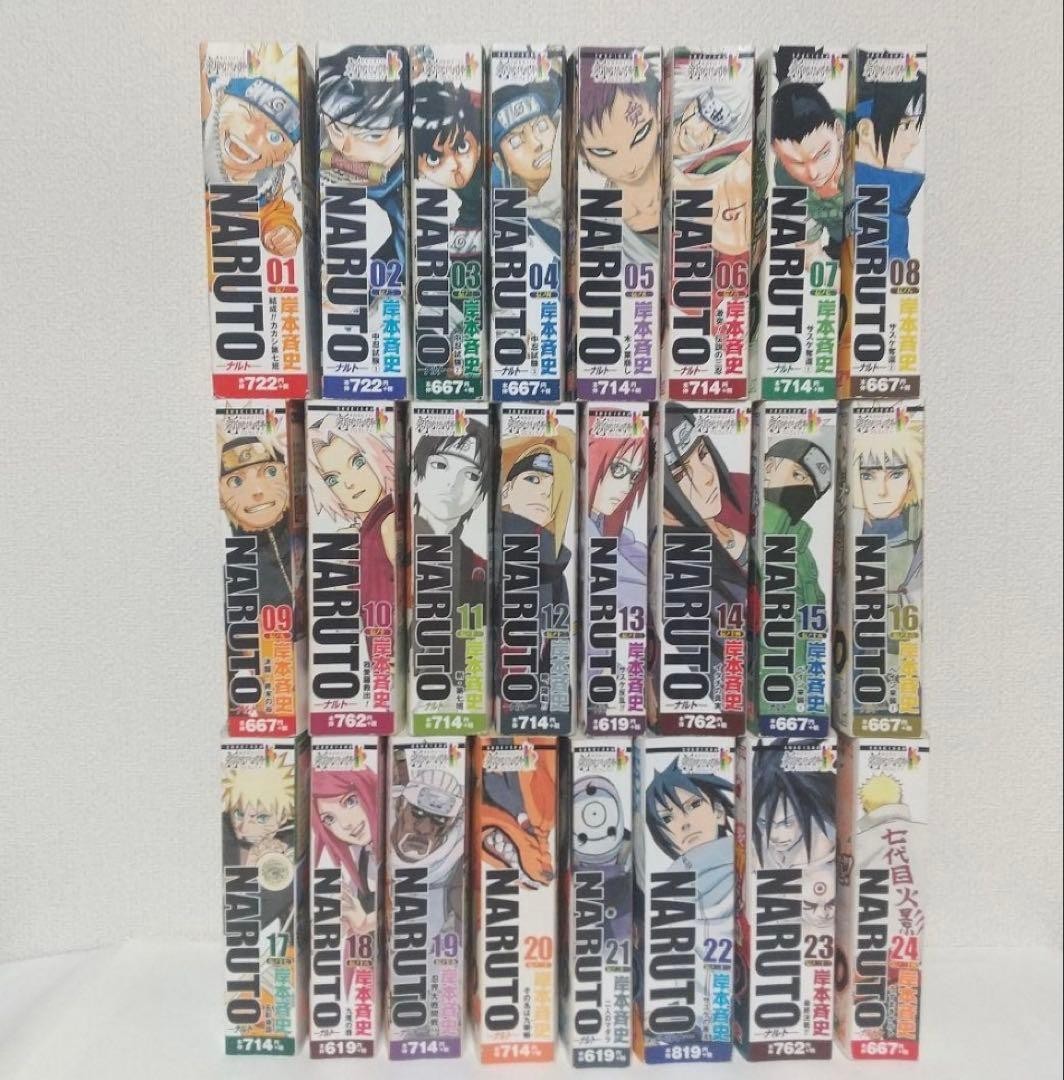 NARUTO Convenience Store Edition Japanese Ver Comics Manga Set Vol.1-24