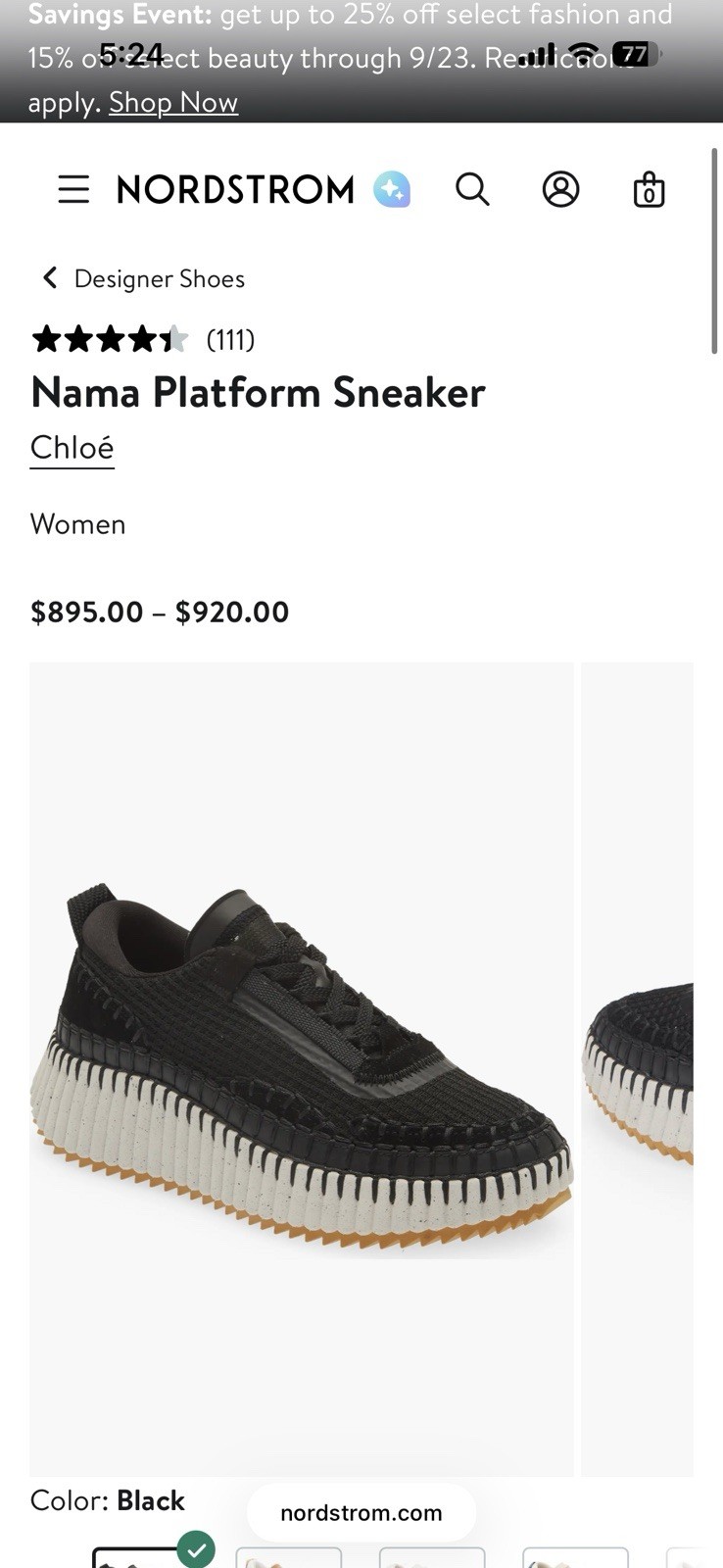 Chloe Nama Sneakers