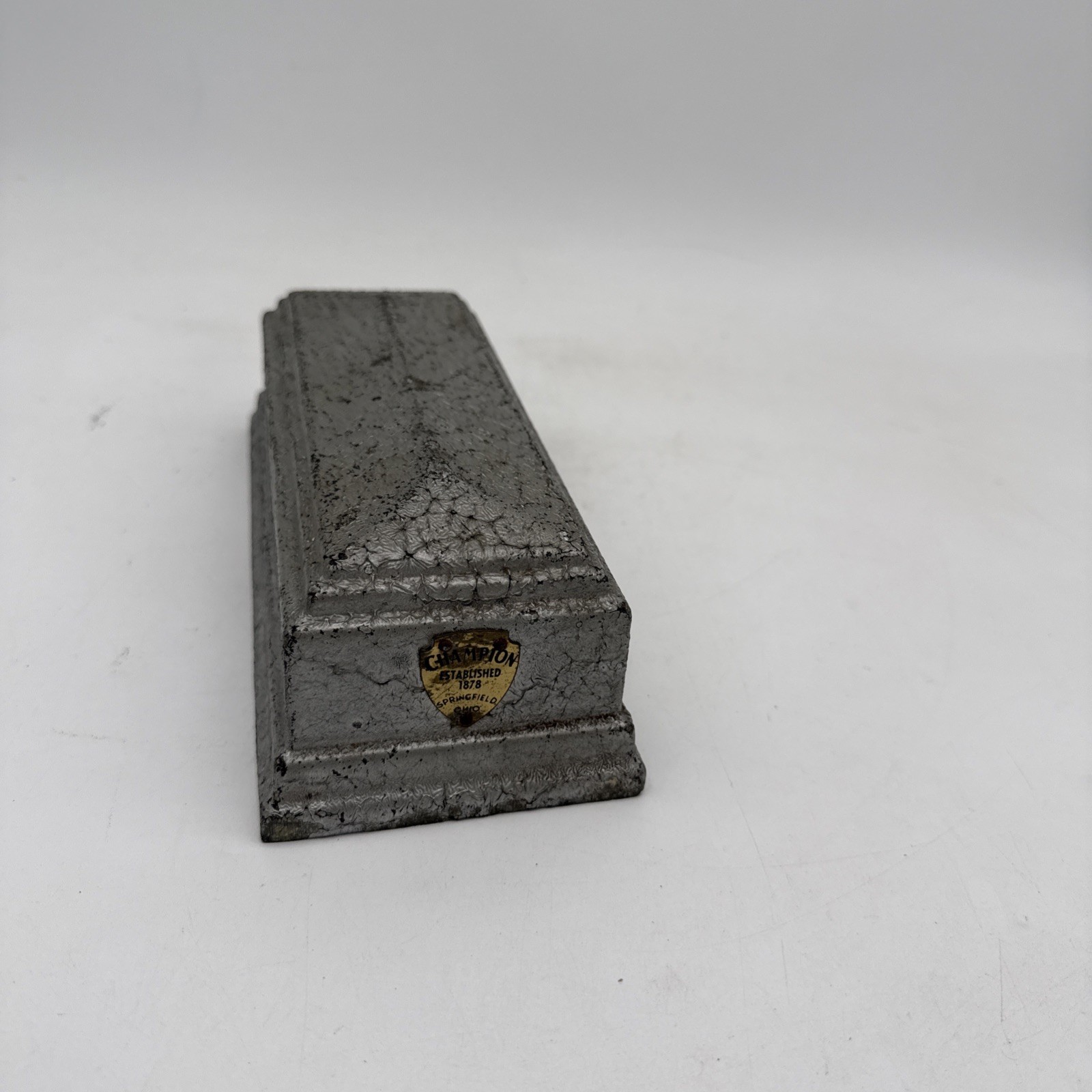Vintage Champion Salesman Burial Vault Sample 9”x3” Vintage Champion Salesman Burial Vault Sample 9”x3”