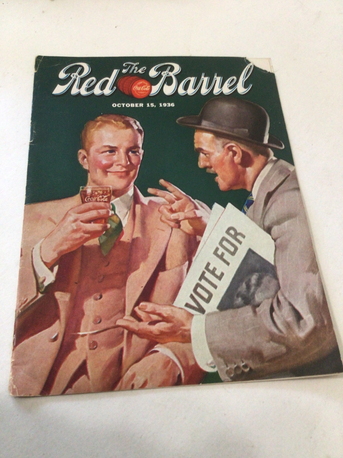 Coca Cola 1936 The Red Barrel Employee Magazine