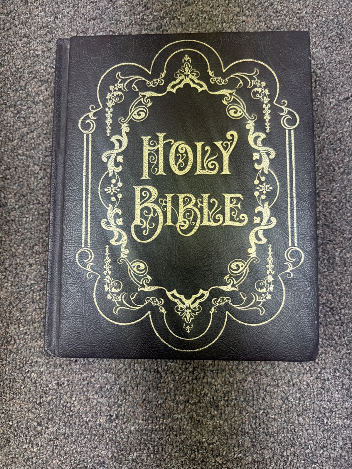 1970 Holy Bible King James Version Family Record Red Letter Edition Fireside