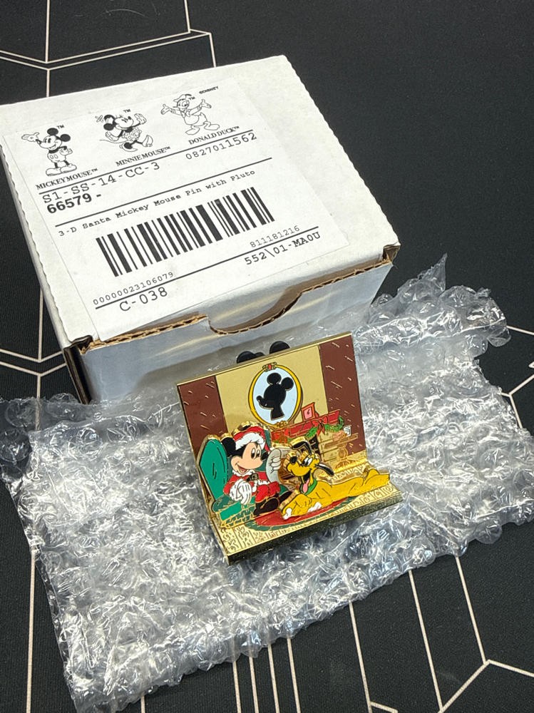 DS Disney 3-D 3D Santa Mickey Mouse Pluto Diorama 66579 PP66726 LE 250 2008