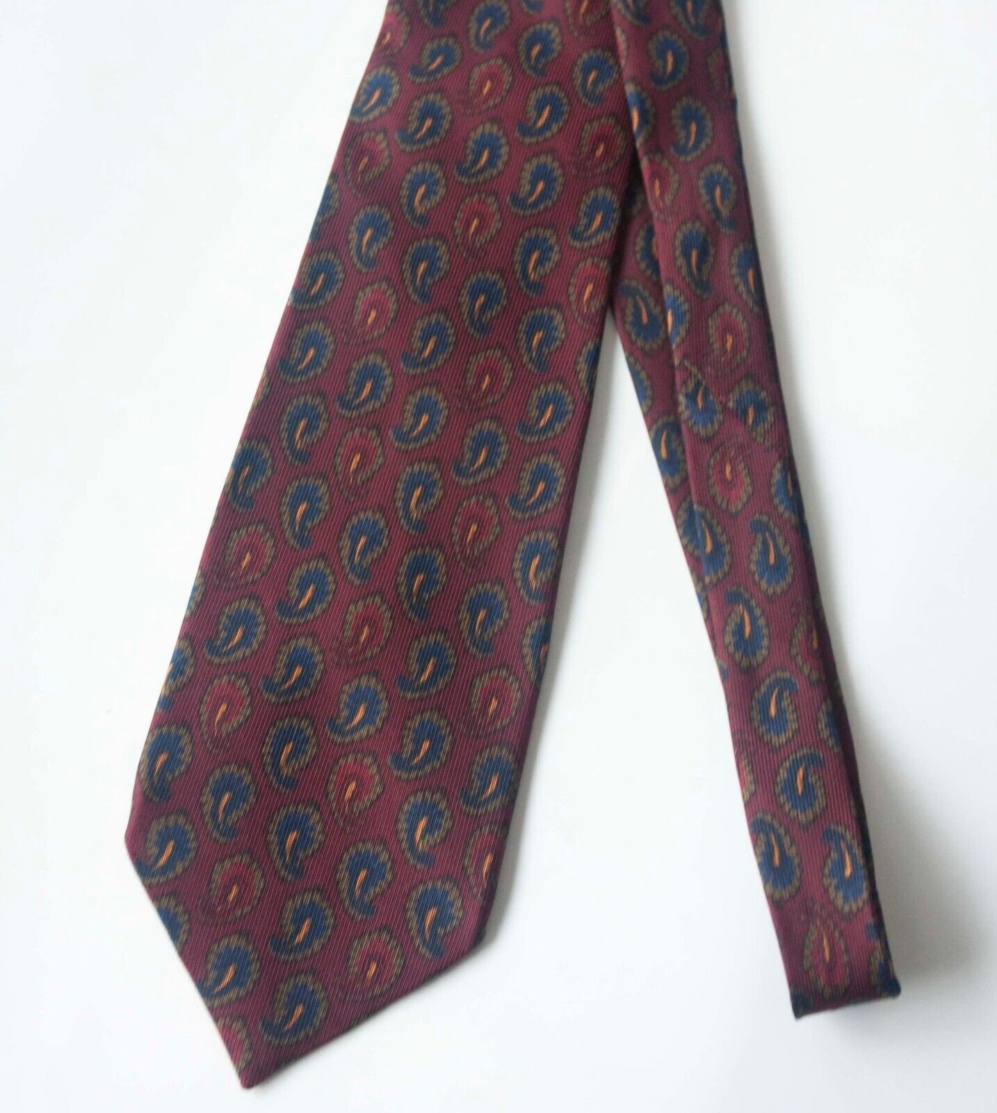 Luciano Barbera Tie 100% Silk Paisley Made in Italy   *GE0727p