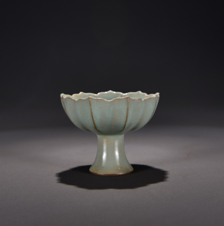 Ru Kiln Lotus Petal Porcelain Cup CG