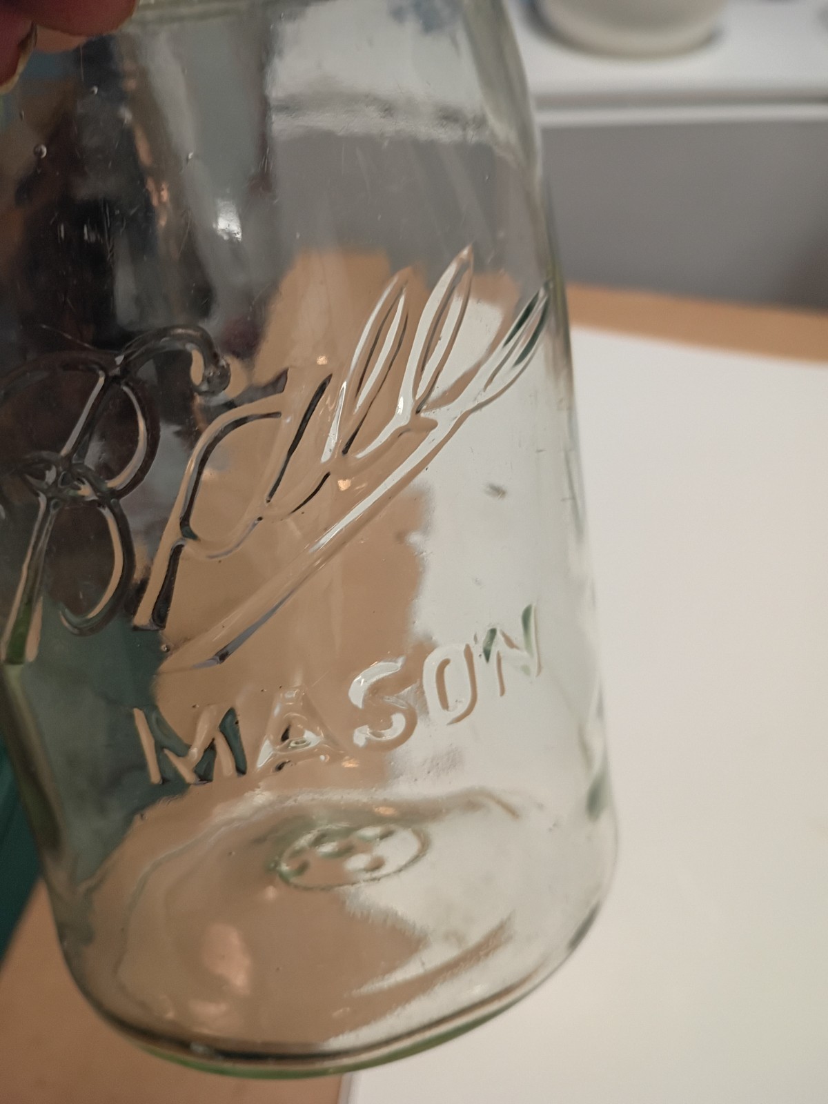 antique vintage Ball Jar 3L's
